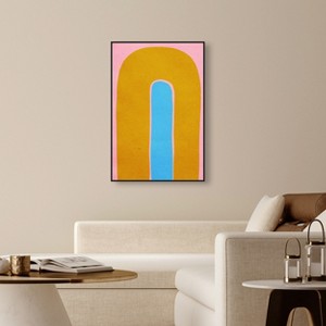 Art Remedy Isnt that Sweet Modern Color Block Abstract Wall Art Framed - 1 of 4