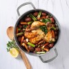 Gibson Angelie 10 Piece Nonstick Ceramic Enameled Aluminum Cookware Set in Matte Marine - 3 of 4