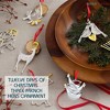 Nambe Twelve Days of Christmas Ornament Three French Hens, Made of Silver and Gold Plate - 2 of 4