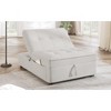 Vynxaria 4-in-1 Sofa Bed, Chair Bed, Multi-Function Folding Ottoman Bed with Storage Pocket and USB Port for Small Room - 4 of 4