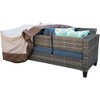 XIZZI Heavy Duty Patio Sofa Cover Waterproof, Outdoor Patio Furniture Cover with Air Vent Adjustable Drawstring and Handles, Beige - 2 of 4
