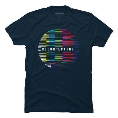 Men's Design By Humans Reconnecting By clingcling T-Shirt
