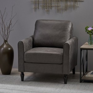 31"W Accent Chair Club Chair with Cushion-Merax - 1 of 4