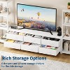 TV Stand for Living Room, Entertainment Center with 9 Fabric Drawers, 59.1" Modern Dresser with Storage Shelves - 4 of 4