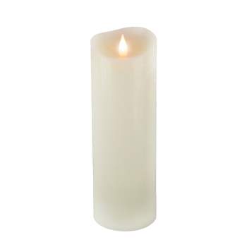 9" HGTV LED Real Motion Flameless Ivory Candle Warm White Lights - National Tree Company