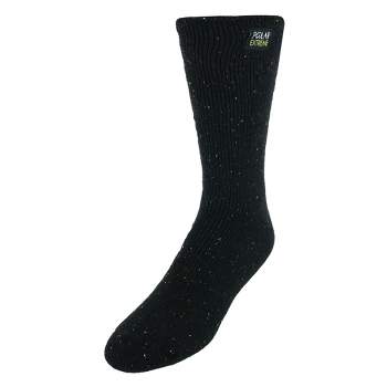 Polar Extreme Men's Assorted Stripes and Solids Slipper Socks