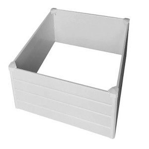 NuVue Deluxe 15 in. H X 48 in. W X 48 in. D Vinyl Wall Raised Garden Bed White - 1 of 1