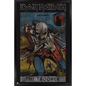 Trends International Iron Maiden - Tarot Card Framed Wall Poster Prints - 1 of 4