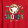 Men's - Peanuts - Ranger Snoopy Long Sleeve Graphic T-Shirt - 2 of 4