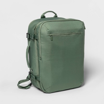 35L Medium 19'' Travel Backpack Green - Made By Design™