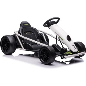 Jojoka Kids Go-Kart, 12V Drift Kart with Dual 300W Brushless Motors, 8mph Electric Go Kart, Outdoor Ride On Toy - 1 of 4