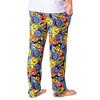 Sesame Street Men's Allover Character Face Collage Adult Pajama Pants - 2 of 4