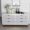 Narrow Dresser for Small Spaces - Modern Wood Chest w/Metal Legs, Versatile TV Stand & Organizer - 2 of 4