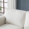 68'' Faux Leather 2-Seater Sofa with Nailhead Trim, Rolled Arms and Wooden Legs - 4 of 4