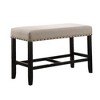 NicBex Upholstered Bench,Dining Bench with Nailhead Trim,Modern Ottoman with Wood Legs for Living Room,Entryway,Kitchen - 3 of 4