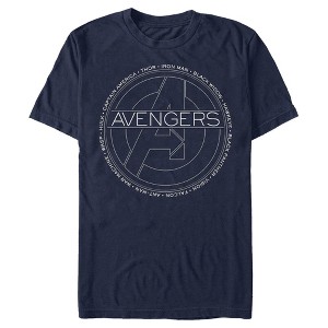 Men's Marvel Avengers Minimalist Logo T-Shirt - 1 of 4