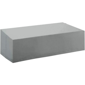 Modway Immerse Convene / Sojourn / Summon Loveseat and Varied Use Outdoor Patio Furniture Cover - Gray - 1 of 4