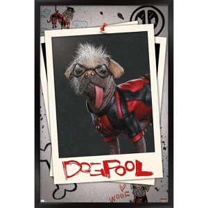 Trends International Marvel Deadpool & Wolverine - Dogpool Framed Wall Poster Prints - 1 of 4