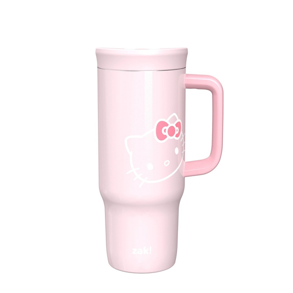 Zak Designs 24oz Hello Kitty Stainless Steel Sutton Tumbler with Slide Lid Pink
