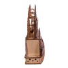Kurt Adler 16" Battery-Operated Light-Up Wooden Village with Motion - 4 of 4