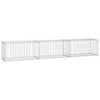 vidaXL Gabion Wall with Covers Galvanized Steel 354"x19.7"x19.7" - 2 of 4