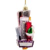 Kurt Adler Glass Ornament for Christmas Tree, Santa on Broadway - 4 of 4