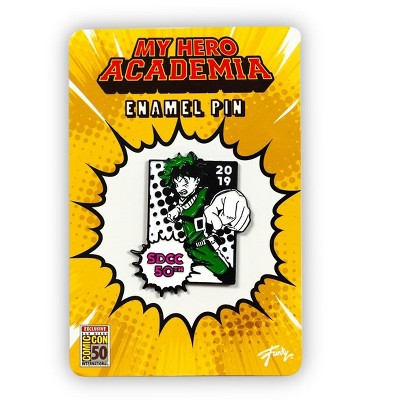 Just Funky My Hero Academia Izuku Midoriya SDCC 2019 Exclusive 2-Inch Enamel Collector Pin