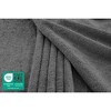 American Soft Linen 100% Cotton Oversized Bath Sheet, 40 in by 80 in Bath Towel Sheet, Dark Gray - 2 of 4