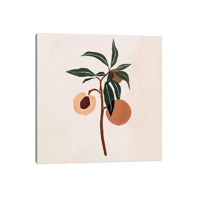 iCanvas Peach Branch by Bria Nicole Canvas Print Wall Art