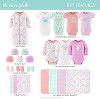 The Peanutshell Ocean Flower 23-Piece Baby Layette Girl Clothing Gift Set, 0-3 Months - 4 of 4
