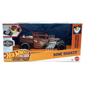 Hot Wheels Bone Shaker Pullback Speeders Muscle Mania 1:43 Scale 2025 - 1 of 2