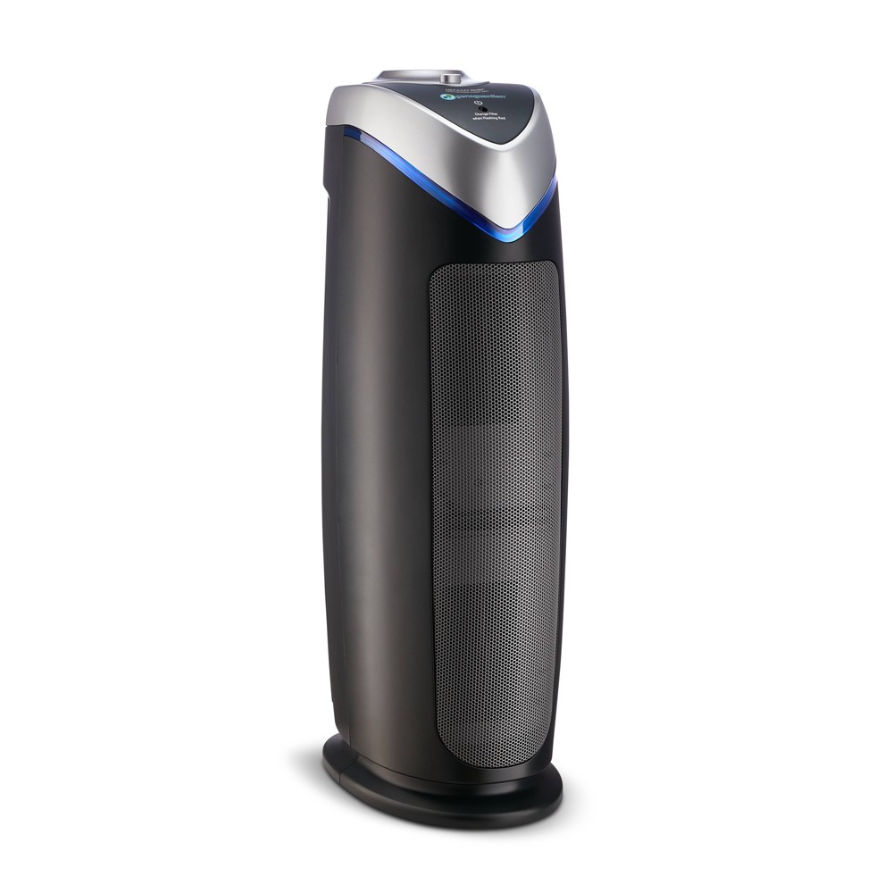 Photos - Air Purifier Tower Germ Guardian  with HEPA Filter and UVC Black 
