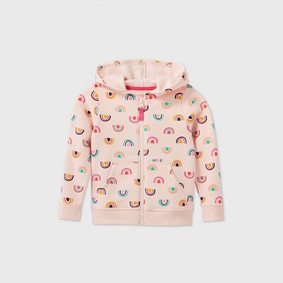 toddler girls zip up hoodie