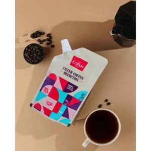 Cothas Ready To Use Filter Coffee Decoction / Instant Decoction - Each Pouch 200ml , Pack of 4 = 2lbs [ Ro Purified Water ,70% Coffee 30% Chicory ] - 1 of 4