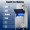 Mojgar Commercial 650Lbs/24H Ice Maker Machine,Ice Ready in 5-15 min,360Lbs Large Storage,1033W Stainless Steel Electric Cube Ice Machine - 3 of 4