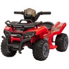 Aosom Kids Ride-on ATV Four Wheeler Car with Real Working Headlights, 6V Battery Powered Motorcycle for 18-36 Months, Black - 4 of 4