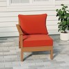 WestinTrends  Avalon Outdoor Patio HDPE Left Arm Facing Sectional Corner Club Chair with Patio Cushions - 2 of 4