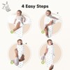 3pk Soothe Baby Swaddle 0-6 Months, Organic Baby Swaddle Sleep Sacks, Newborn, Infant Swaddle Sack - 3 of 4