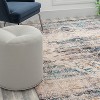 Emma and Oliver Multicolor Distressed Artisan Old English Style Traditional Rug - 3 of 4