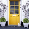 Gulches 2 pcs Natural Appearing Artificial Palm Trees Plants with Tropical Foliage: Perfect for Bedroom, Garden, Office and Living Room - 4 of 4