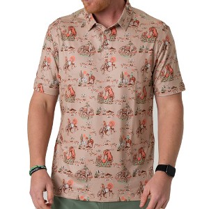 Burlebo Men's Performance Short Sleeve Polo Golf Shirt - 1 of 4