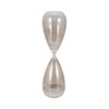 Contemporary Hourglass Sculpture for Home Decor - Stylish Decorative Object for Family Game Night, Desk Decor, and Living Room Decoration - 4 of 4