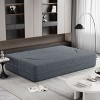 NicBex Convertible Floor Sofa with 2 Pillows Full Size Folding Mattress No Assembly Required Sleeper Sofa Bed for Living Room, Guest Bed - 3 of 4