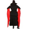 HalloweenCostumes.com 2X Women Plus Size Queen Vampire Costume for Women,  Celestial Gold Detailed Dress, Black/Red - 4 of 4