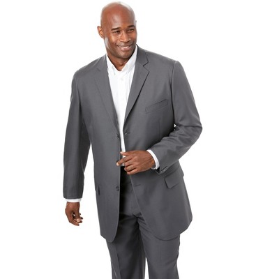 KingSize Men's Big & Tall Easy Movement Three-Button Jacket