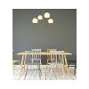 Elegant Lighting Nyomi 42-Inch Black Chandelier with Wide-Scale Rings - 2 of 4