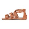 Olivia Miller Girl's Starlin Ankle Strap Sandals - 5, COGNAC - 3 of 4