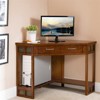 Leick Riley Holliday Corner Computer Desk in Rustic Autumn - 2 of 4