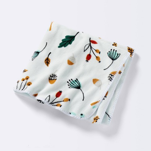 Jersey Knit Reversible Blanket - Cloud Island™ Garden Floral : Target