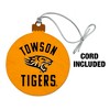Towson University Tigers Wood Christmas Tree Holiday Ornament - 2 of 4